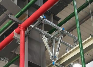 沁阳该抗震支架的整体式支吊架结构协调性好